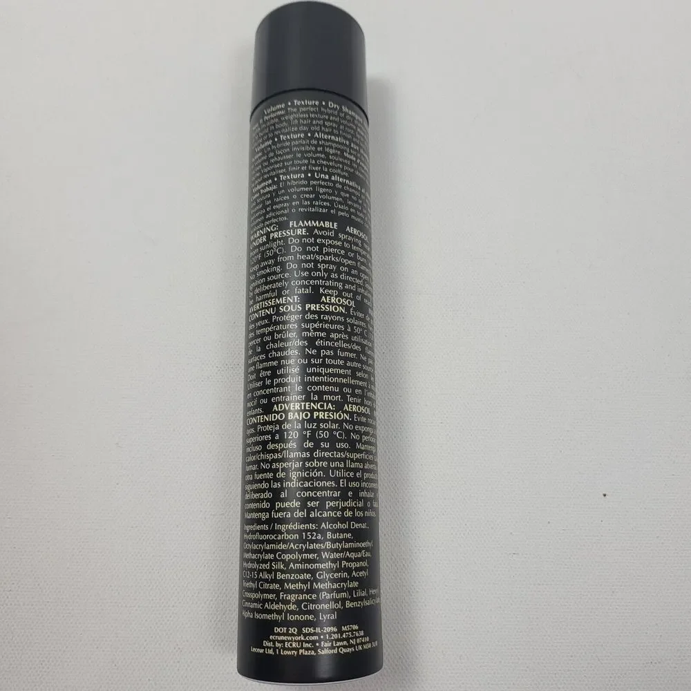 New ECRU New York TEXTURE Dry Shampoo Alternative Texture Spray FULL SIZE 6.5 oz